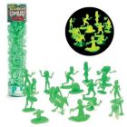 Alternate image 0 for SCS Direct Zombie Action Figures -100 Glow in The Dark Zombies with 14 Unique Sculpts - Includes Zombies, Zombie Pets, Gravestones, and Humans