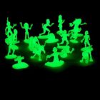 Alternate image 1 for SCS Direct Zombie Action Figures -100 Glow in The Dark Zombies with 14 Unique Sculpts - Includes Zombies, Zombie Pets, Gravestones, and Humans