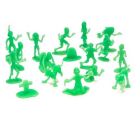 Alternate image 2 for SCS Direct Zombie Action Figures -100 Glow in The Dark Zombies with 14 Unique Sculpts - Includes Zombies, Zombie Pets, Gravestones, and Humans