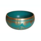 Alternate image 0 for Cottage Handicraft, The Heart Chakra - Green Tibetan Singing Bowl with free Elephant Gift