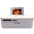 Alternate image 1 for Canon Selphy CP1000 Compact Photo Printer White + 2pcs Canon KP-108IN Selphy Color Ink 4x6 Paper Set 3115B001