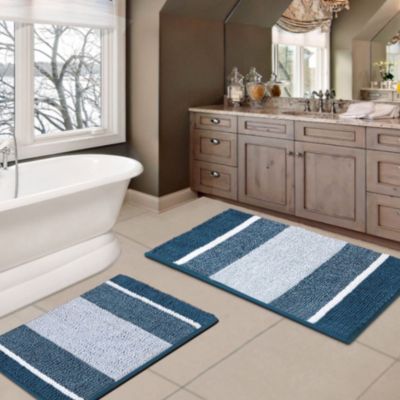 aqua bathroom rug