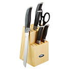Alternate image 3 for Oster Lingbergh 14 Piece Stainless Steel Cutlery Knife Set with Pine Wood Block