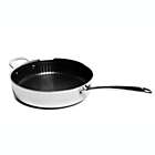 Alternate image 1 for Lexi Home Stainless Steel Diamond Tri-ply 4.2 QT. Saute Pan with  Glass Lid - Nonstick Heat Resistant Kitchen Cookware
