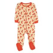 Leveret Kids Footed Cotton Pajama Print (12 Month to 2T Sizes)