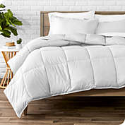 Bare Home Comforter Set - Goose Down Alternative - Ultra-Soft - Hypoallergenic - All Season Breathable Warmth (Queen, White)