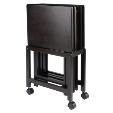 Allen 5-Pc Snack Table Set, Coffee. View a larger version of this product image.