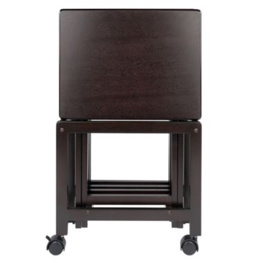 Allen 5-Pc Snack Table Set, Coffee. View a larger version of this product image.