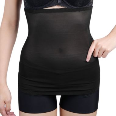 Unique Bargains Size M Women Body Shaper Tummy Trimmer Waist Control Girdle Durable Comfortably Breathable Slimming Belt Black. View a larger version of this product image.