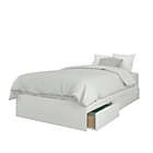 Alternate image 0 for Nexera Milton 2 Piece Twin Size Bedroom Set - Bark Grey and White
