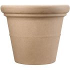 Alternate image 0 for HC Companies (#TEA17000A34) Terrazzo Round Planter Pot, Sandstone, 17"