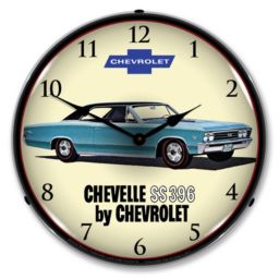 Collectable Sign & Clock   1967 Chevelle SS 396 LED Wall Clock Retro/Vintage, Lighted