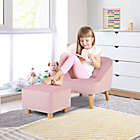Alternate image 1 for Costway 2-Piece Kids Single Sofa and Stool Set