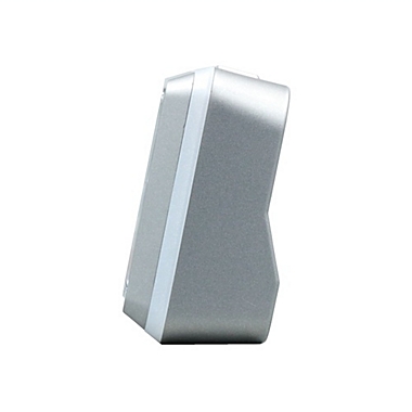 Seiko 3" Ena Bedside Alarm, Grey. View a larger version of this product image.