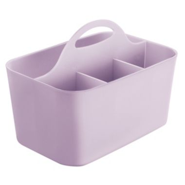 mDesign Plastic Storage Caddy Tote for Sewing & Craft Supplies, Small. View a larger version of this product image.