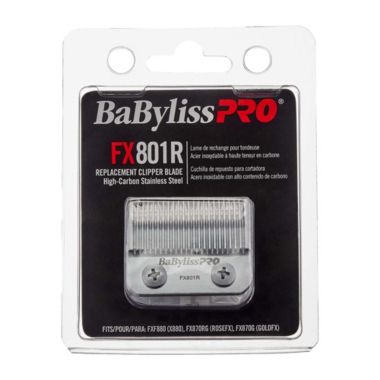 2x Babyliss Pro FX801R Replacement Clipper Blade High-Carbon Stainless Steel. View a larger version of this product image.