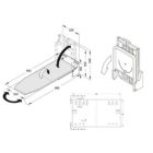 Alternate image 3 for Kitcheniva Wall Mounted 180 Degree Swivel Style Folding Ironing Board