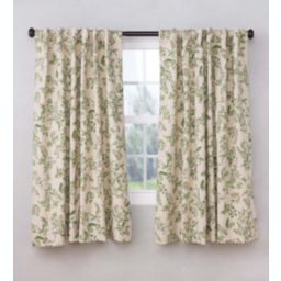 Plow & Hearth Botanical Toile Insulated Double-Lined Panel, 42