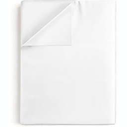 CGK Unlimited Single Flat Sheet/Top Sheet Microfiber - Queen - White