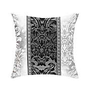 PiccoCasa Throw Pillow Cover Square Bolster Pillow Case Shells for Couch Sofa Home Decoration Contrast Cushion Covers, Silver Tone, 18"x18"