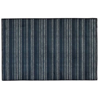 Homefires Decorative Indoor/Outdoor Accent Rug Global Stripes - 20" X 30". View a larger version of this product image.