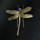 Alternate image 1 for Contrast 11.5 Inch Resin Gold Dragonfly Painted Sculpture Wall Art Home Decor Hanging Statue
