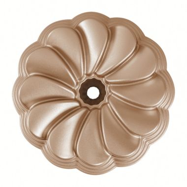 Baker's Secret Fluted Cake Pan, Extra Thick Cast Aluminum 2 Layers Nonstick Coating (Petal). View a larger version of this product image.