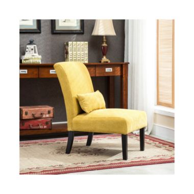 Roundhill Furniture Pisano Slipper Chair. View a larger version of this product image.