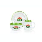 Alternate image 0 for Friends Central Perk Coffee House Themed Dinnerware Dining Set   Official Friends Collectible Ceramic Display   Includes Plate, Bowl, And Mug   3-Piece Set