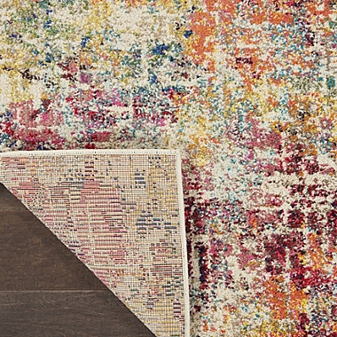 Nourison Celestial 2&#39;2"X10&#39; (10&#39; Runner) Pink/Multicolor Area Rug Colorful Contemporary Abstract by Nourison. View a larger version of this product image.