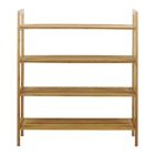 Alternate image 0 for Oceanstar Design Group Oceanstar 4-Tier Bamboo Shoe Rack, Natural