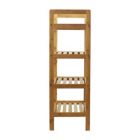 Alternate image 1 for Oceanstar Design Group Oceanstar 4-Tier Bamboo Shoe Rack, Natural