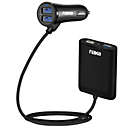 Alternate image 0 for NAXA Electronics Front and Back Seat Car Charger in Black