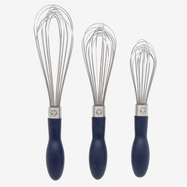 Chef Pomodoro Kitchen Whisk 3-Piece Set, Stainless Steel Wire Balloon Whisk Utensil, Baking Wisk Kitchen Cooking Tool. View a larger version of this product image.