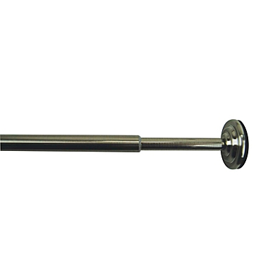 Versailles 1/2" Diameter Mini Tension Rod - 24x36", Brushed Nickel. View a larger version of this product image.