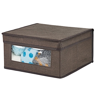 mDesign Fabric Closet Storage Organizer Box, Medium, 6 Pack. View a larger version of this product image.