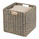 Alternate image 1 for mDesign Woven Seagrass Home Storage Basket for Cube Furniture