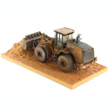 Carfaxo CAT Caterpillar 966M Wheel Loader with Operator (Dirty Version) "Weathered" Series 1/50 Diecast Model by Diecast Masters. View a larger version of this product image.