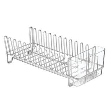 mDesign Compact Countertop, Sink Dish Drying Rack Caddy. View a larger version of this product image.