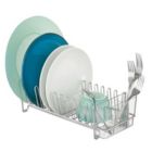 Alternate image 1 for mDesign Compact Countertop, Sink Dish Drying Rack Caddy