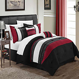 Chic Home Carlton Comforter Bed In A Bag Set - Queen 86