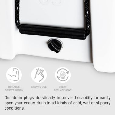 BEAST COOLER ACCESSORIES 2-Pack Designed Replacement Drain Plugs For All Yeti Tundra, And Orca Coolers. View a larger version of this product image.