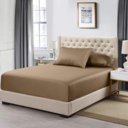 Egyptian Linens - 100% Cotton Solid 600 Thread Count - Fitted Sheet Only