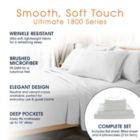 Alternate image 2 for Cheer Collection 6 Piece 1800 Series Sheet Set - Assorted Colors & Sizes