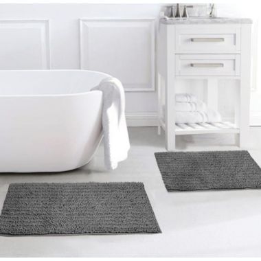 charcoal bath mat sets