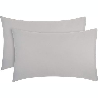Everyday Kids Solid Gray 2-Pack Toddler Travel Pillowcases. View a larger version of this product image.