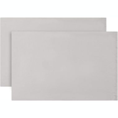 Everyday Kids Solid Gray 2-Pack Toddler Travel Pillowcases. View a larger version of this product image.