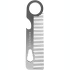 Alternate image 0 for Beard Comb with Bottle Opener. All Metal, Classic Style Grooming Tool - Silver