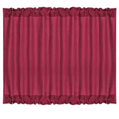 PiccoCasa Classic Thermal Insulated French Door Curtain Side Panel, Blackout Door Curtain Drape Room Darkening for Glass Doors with Tieback, 1 Panel Burgundy W54" x L40". View a larger version of this product image.