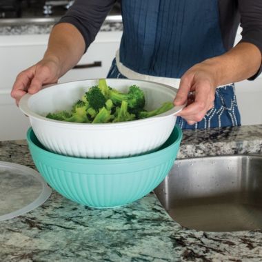 Nordic Ware 3-in-1 Colander Bowl & Cover Set. View a larger version of this product image.